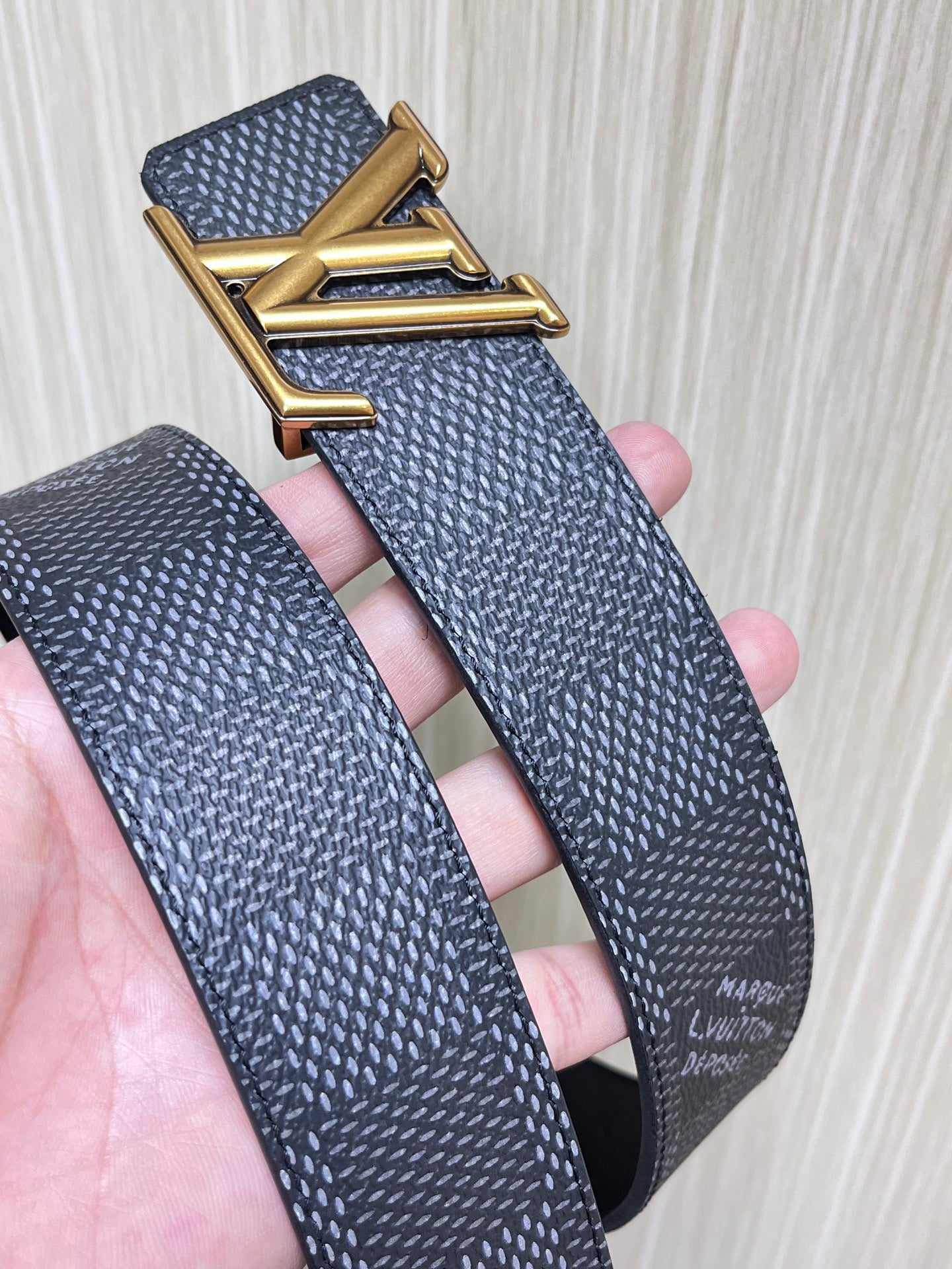 Retro-Inspired Reversible Canvas and Calf Embossed Bag