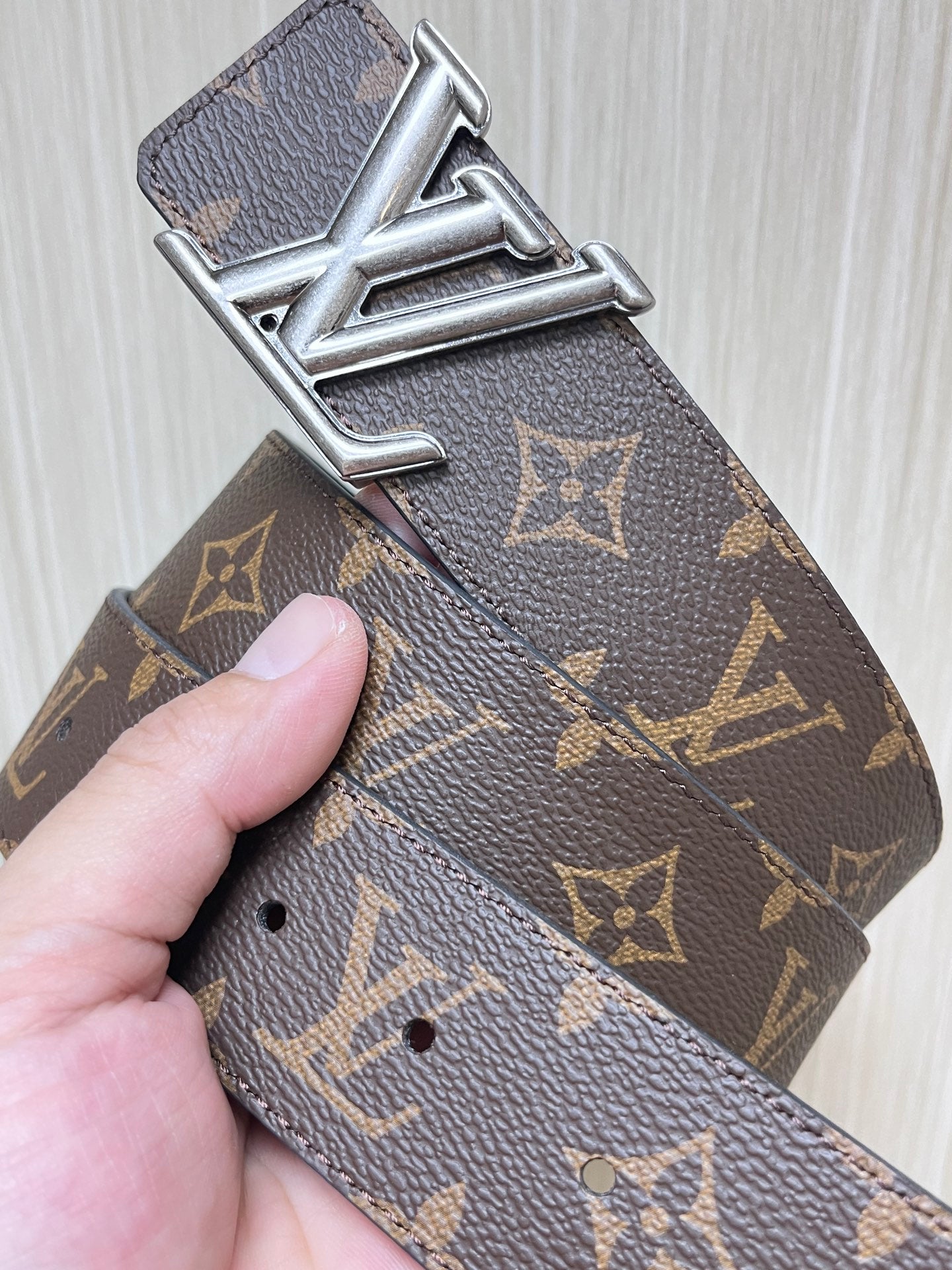 Dual-Sided Canvas and Calf Embossed Tote with Retro Buttons