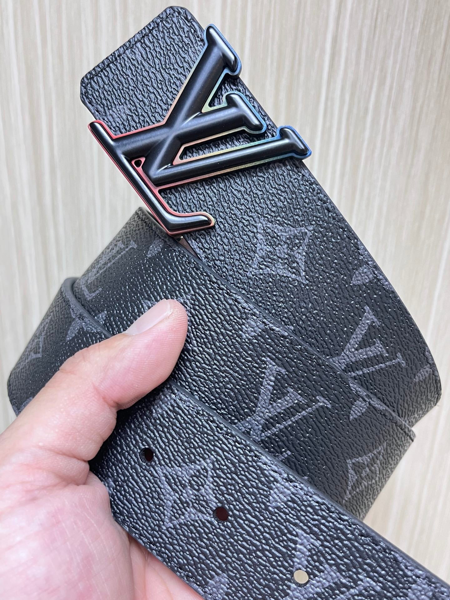 Retro Canvas and Calf Embossed Reversible 4.0mm Fabric