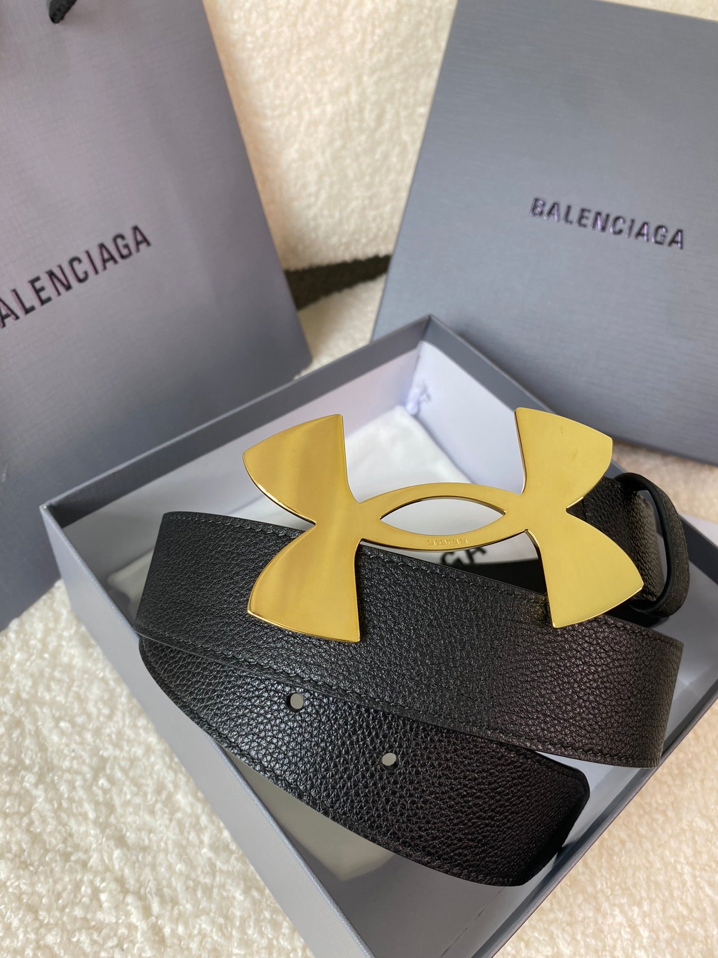 Balenciaga Calfskin Accessory with Retro Hardware