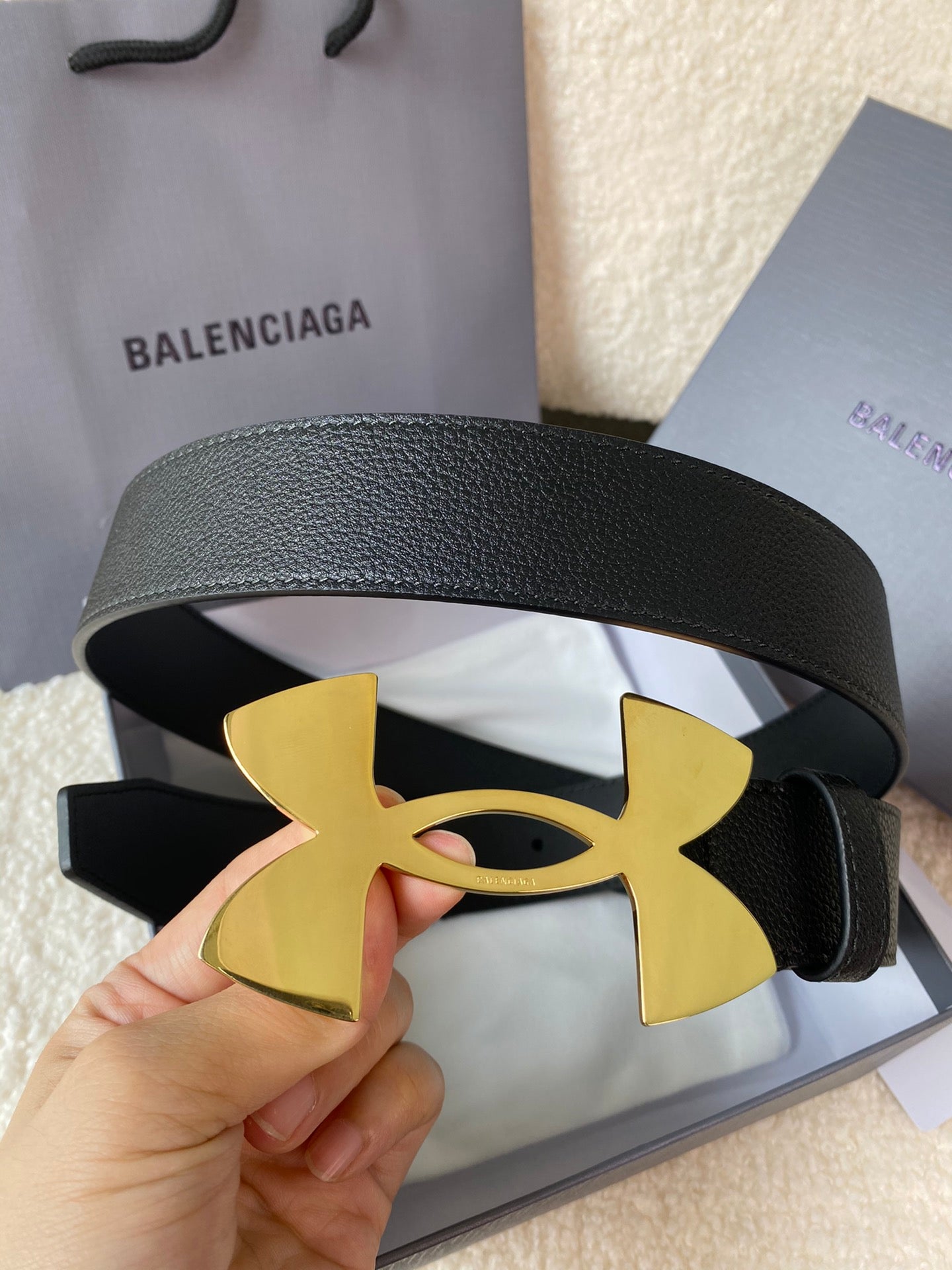 Balenciaga Calfskin Accessory with Retro Hardware