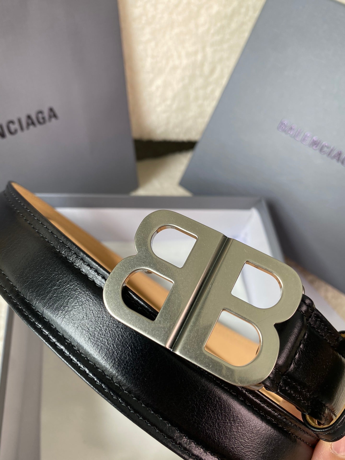 Balenciaga Calfskin Accessory with Retro Copper Hardware