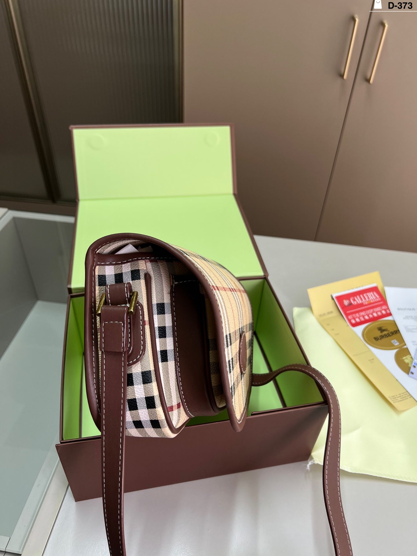 Burberry Saddle Bag - Classic Timeless Design