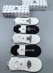 Chanel Women's Invisible Socks - 5-Pair Set