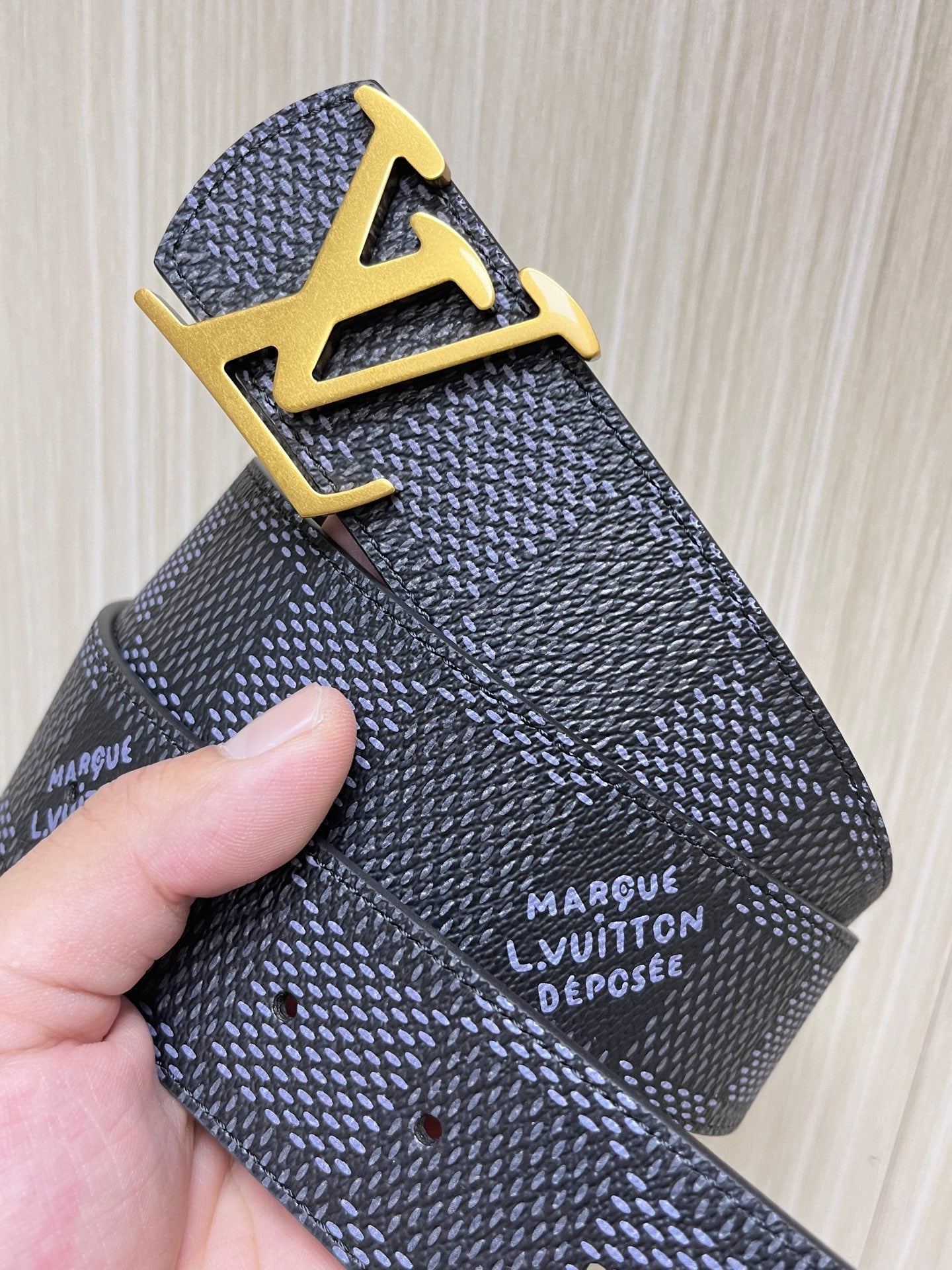 Retro Canvas and Calf Embossed Fabric with Button Detail