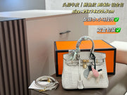 Himalayan Birkin 25 - Exquisite Double-Box Packaging with Silk Scarf and Pony Pendant