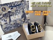 Dior Black Knight Belt - Versatile Fashion Accessory