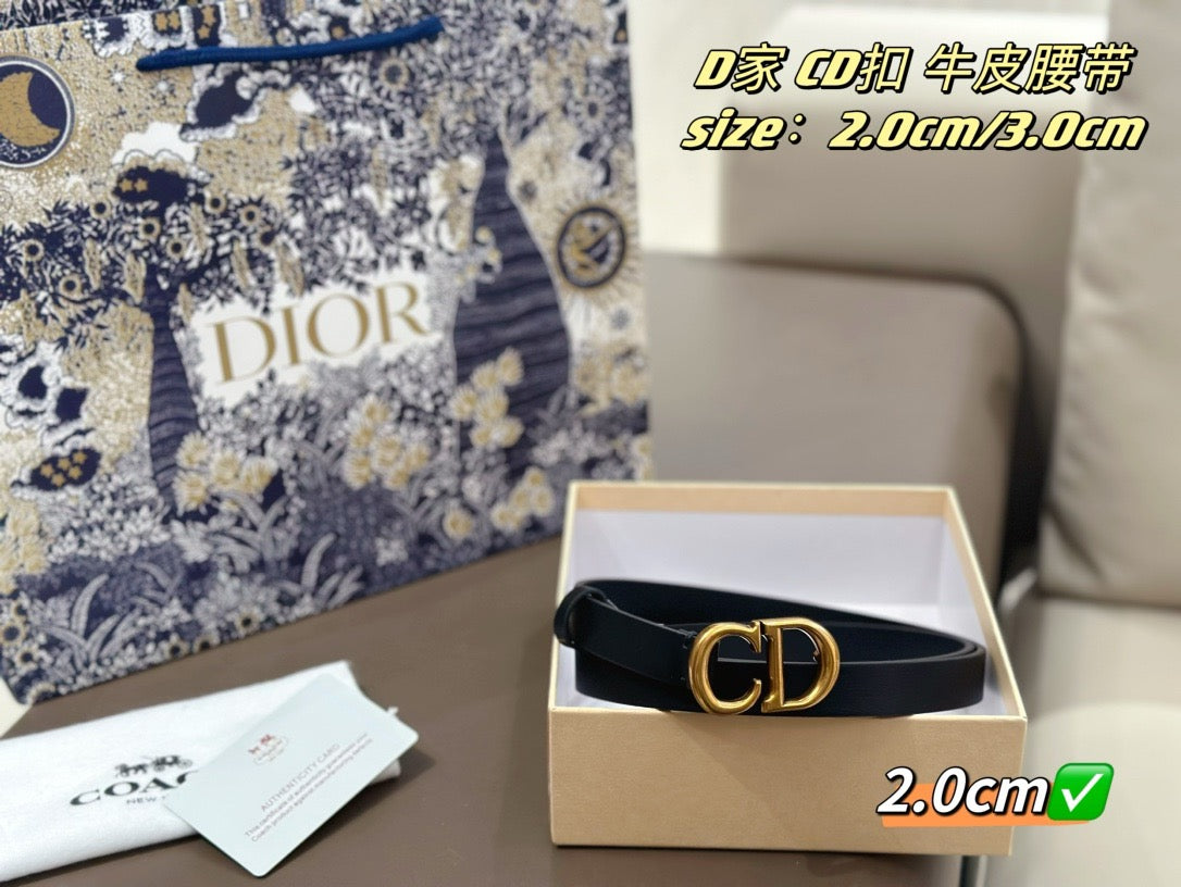 Dior Black Knight Belt - Versatile Fashion Accessory