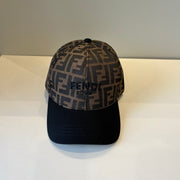 Fendi Presbyopic Series Baseball Cap - Classic FF Design