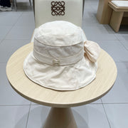 Hermes 2025 Summer Mesh Fisherman Hat - UV Protection with Large Brim