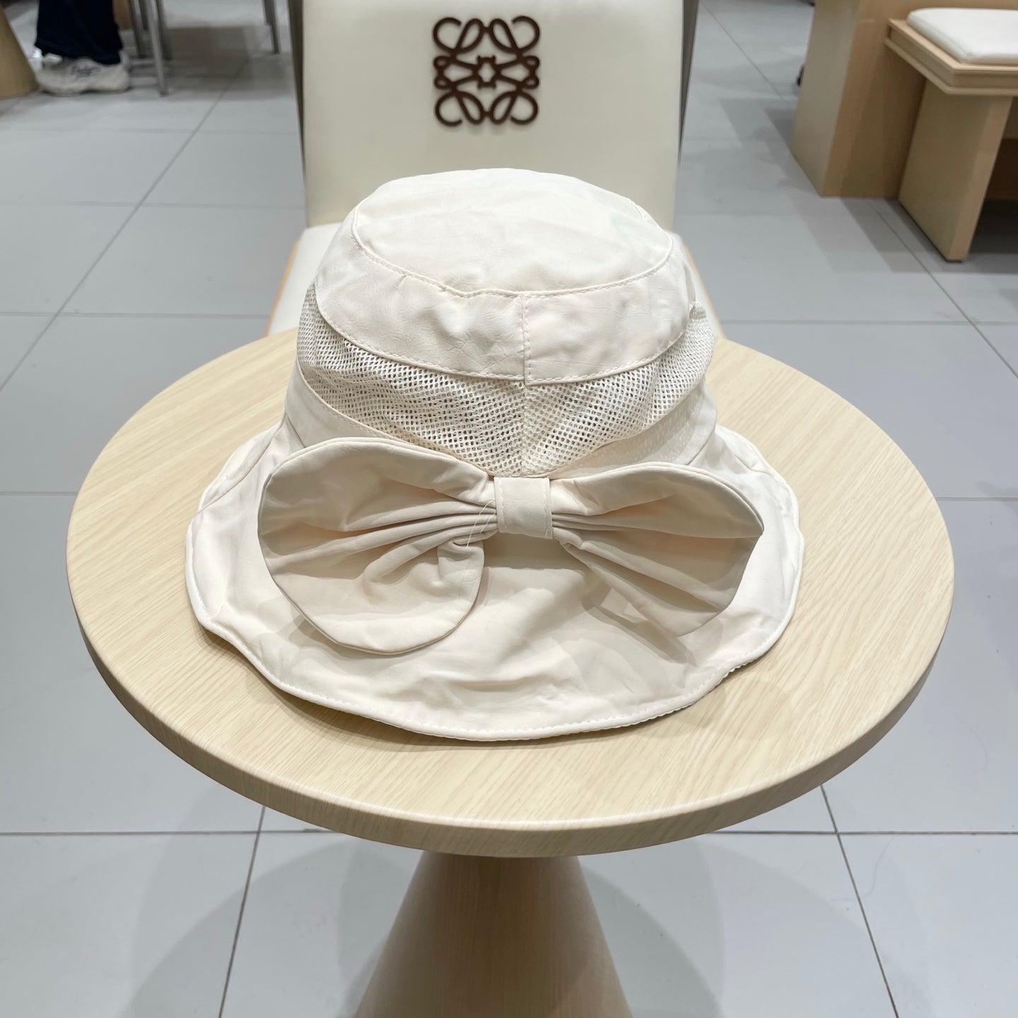 Hermes 2025 Summer Mesh Fisherman Hat - UV Protection with Large Brim