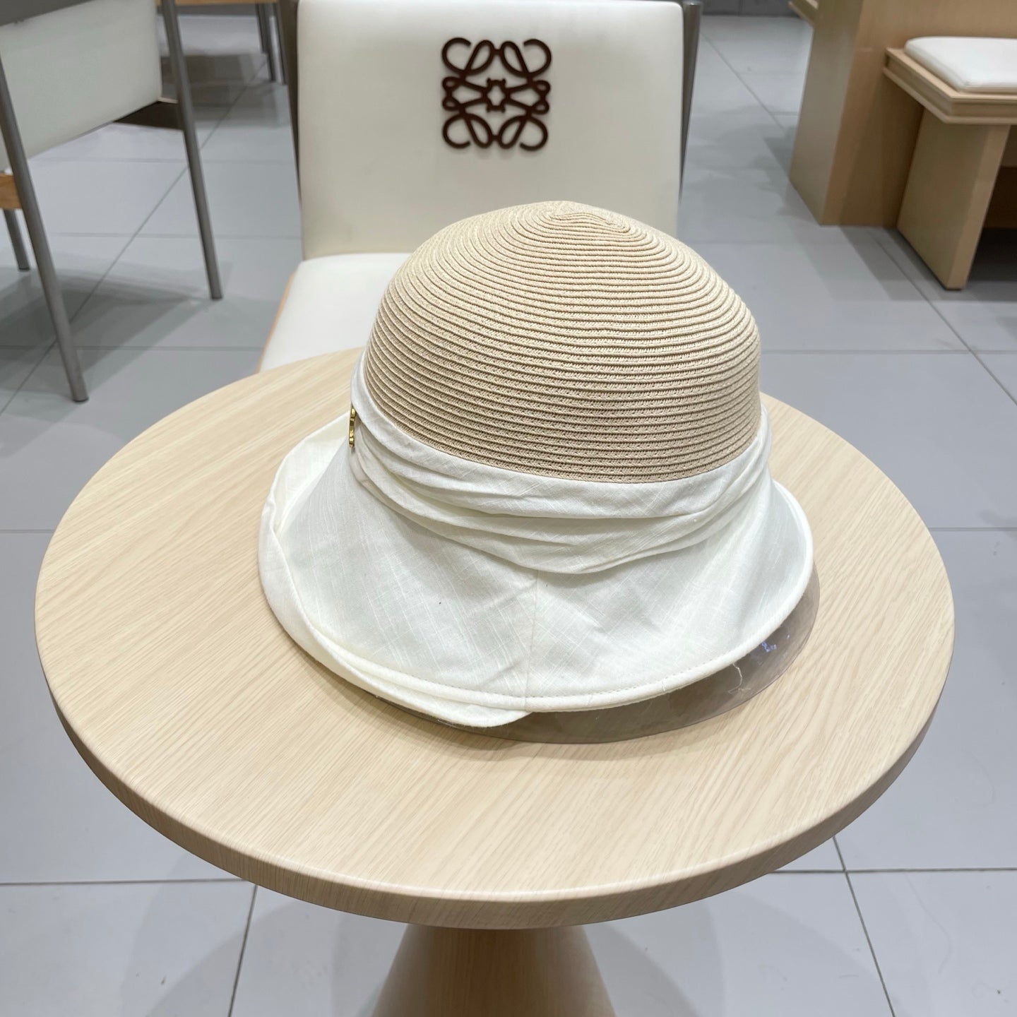 Celine Women's Wide Brim Straw Fisherman Hat - Versatile Summer Sun Protection