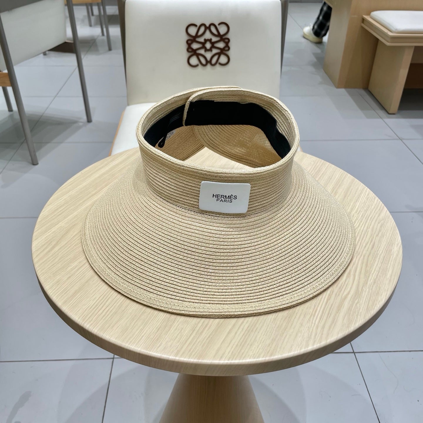Hermes Thin Braided Top Hat - Stylish Summer Sunshade