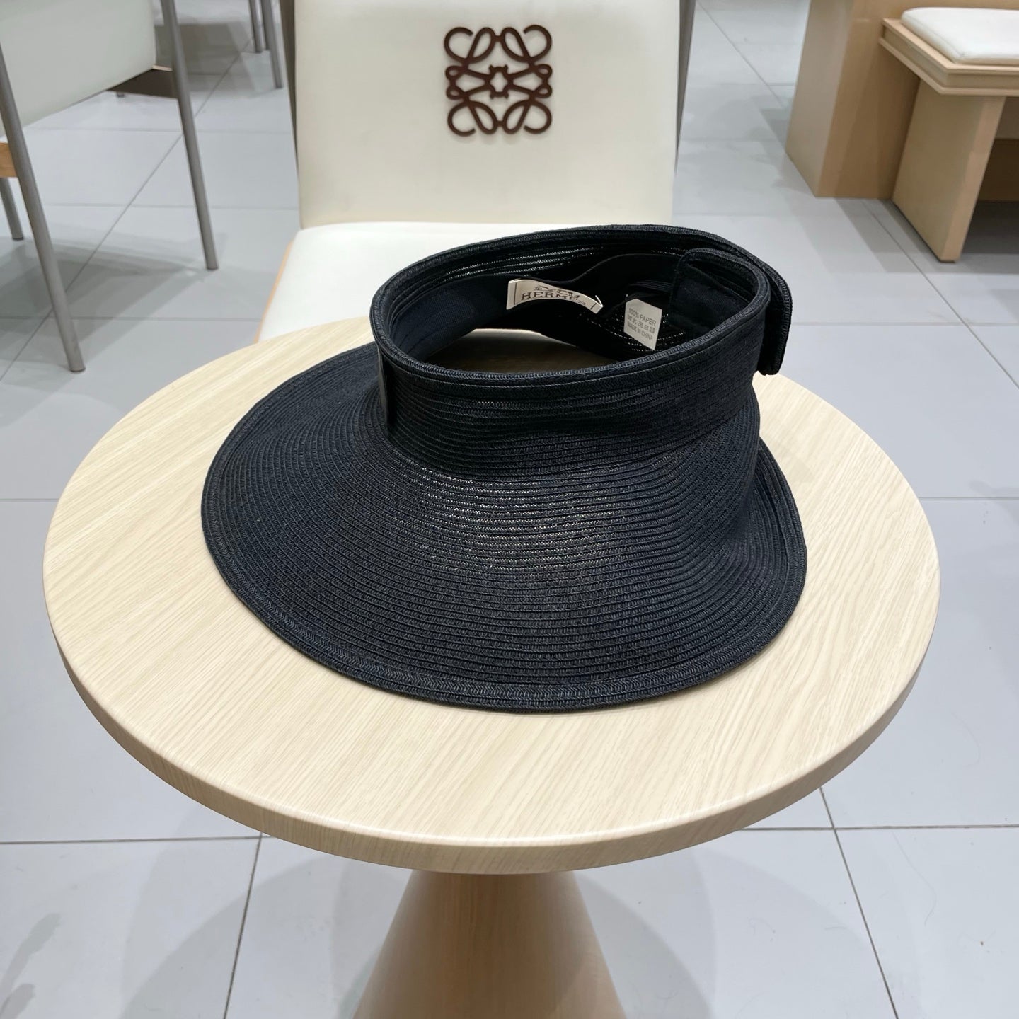 Hermes Thin Braided Top Hat - Stylish Summer Sun Protection