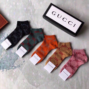 Gucci Classic Short Socks - Five Pairs Box Set