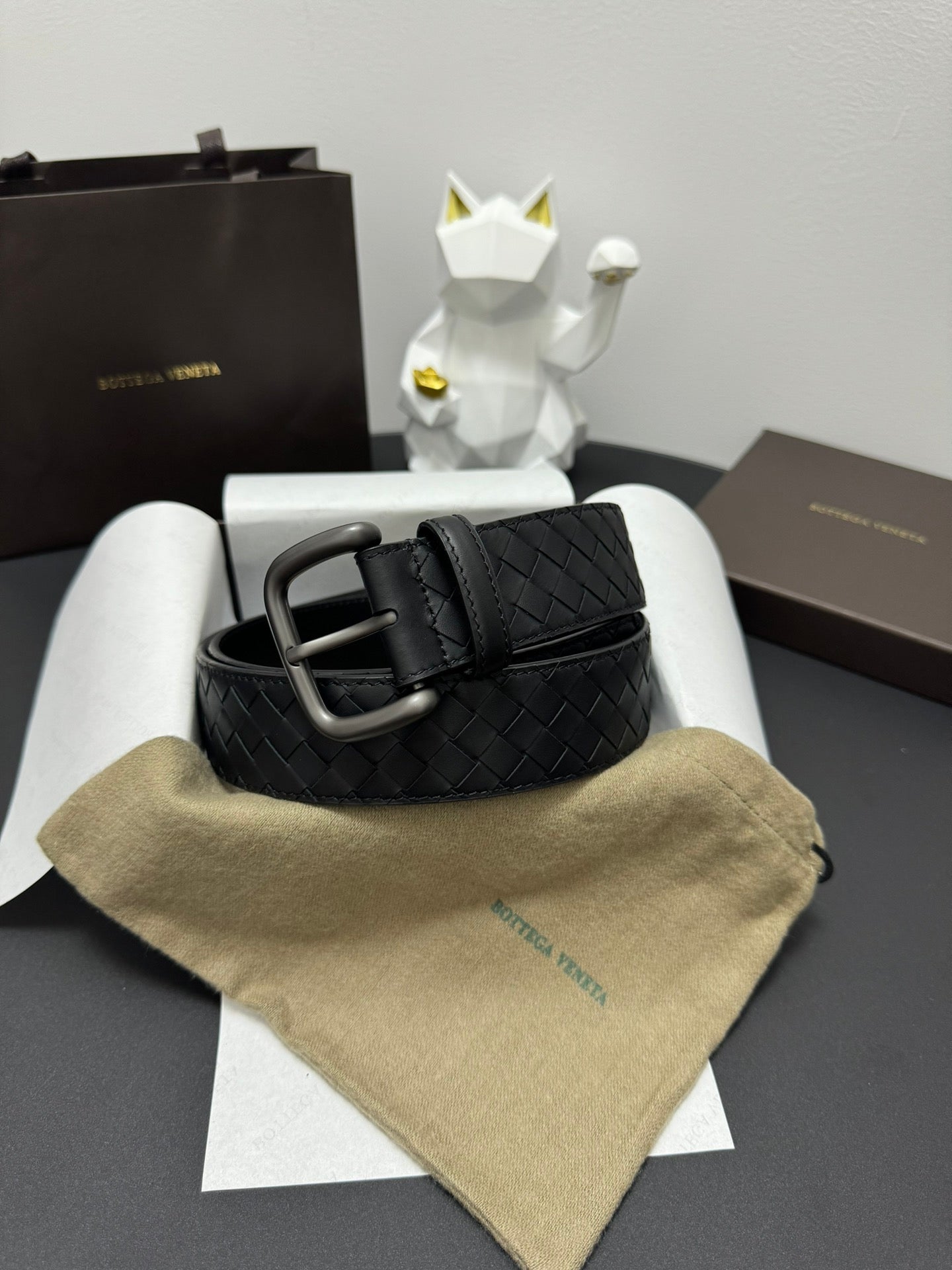 Bottega Veneta Handwoven Black Cowhide 4.0cm Classic Footwear