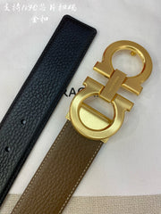 Premium Double-Sided Cowhide Men's Belt - Customizable and Stylish