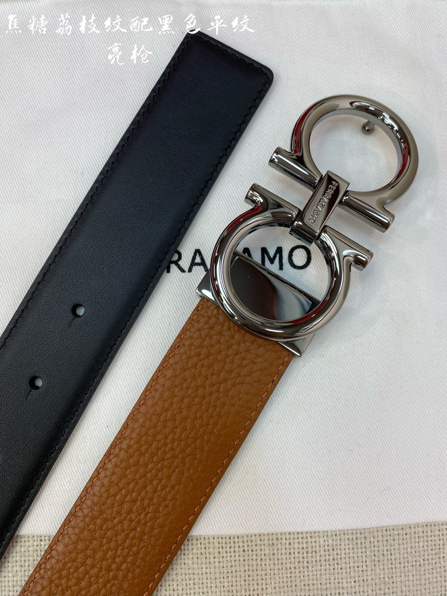 Premium Double-Sided Men's Leather Belt - Customizable Fit