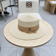 Prada Color Block Straw Hat - Size 57cm