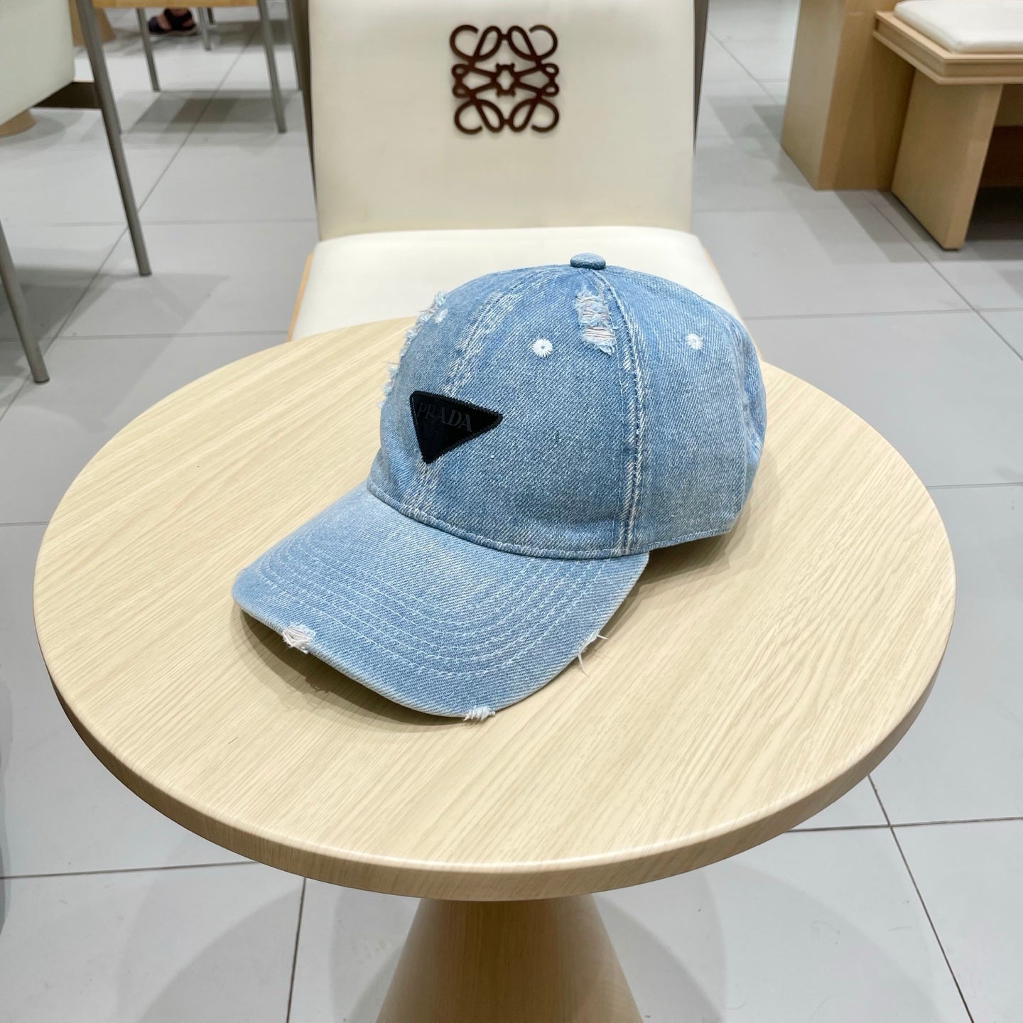 Prada Embroidered Baseball Cap for Spring/Summer
