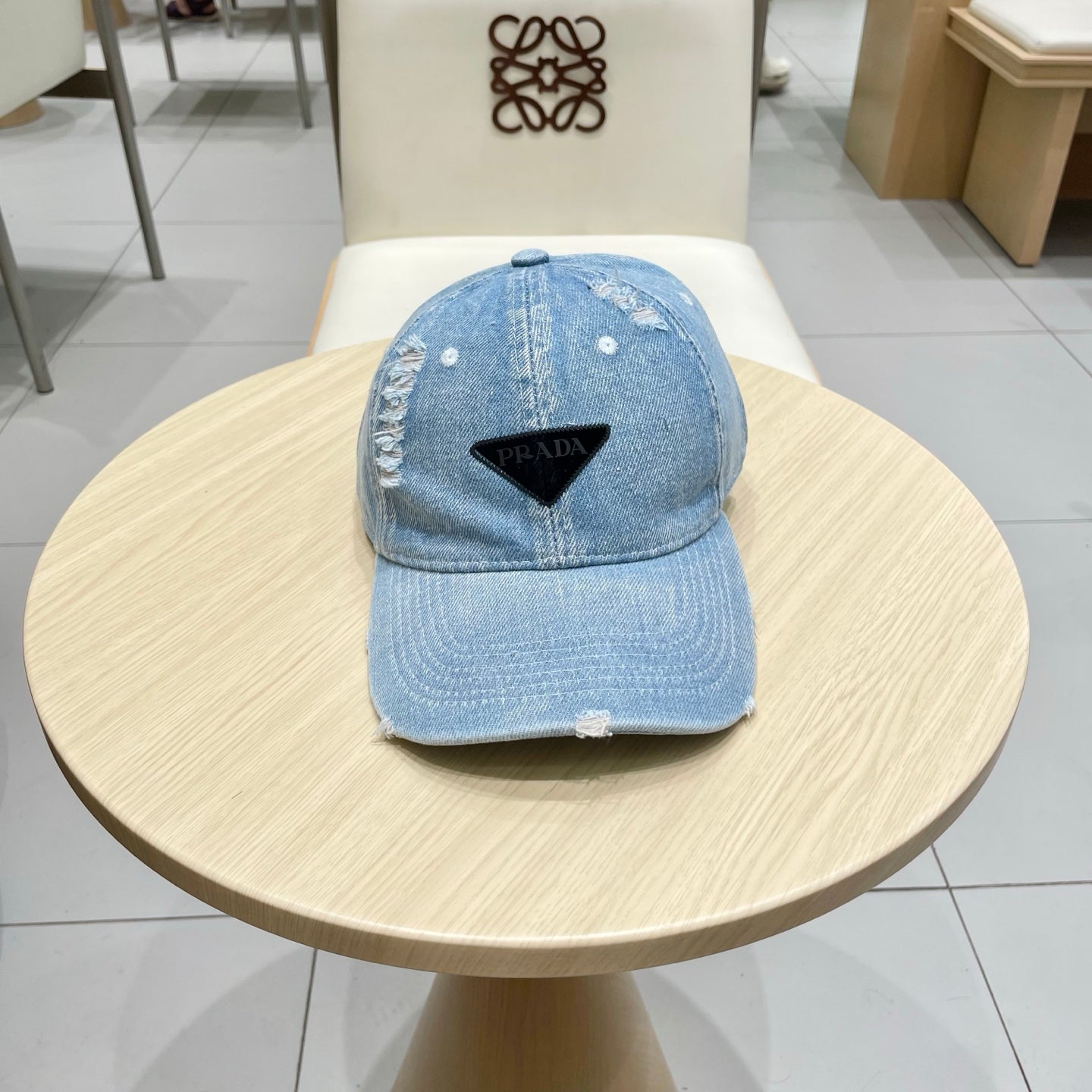 Prada Embroidered Baseball Cap for Spring/Summer