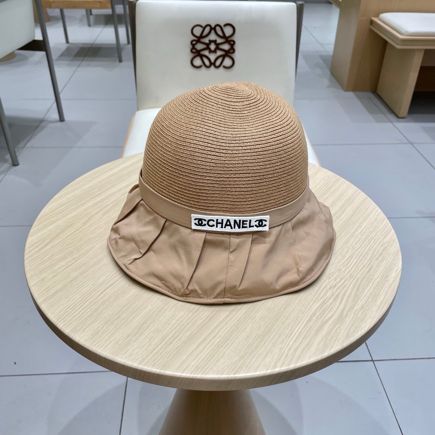 Chanel Women's 2025 Anti-UV Fisherman Bucket Hat - Summer Outdoor Accessory