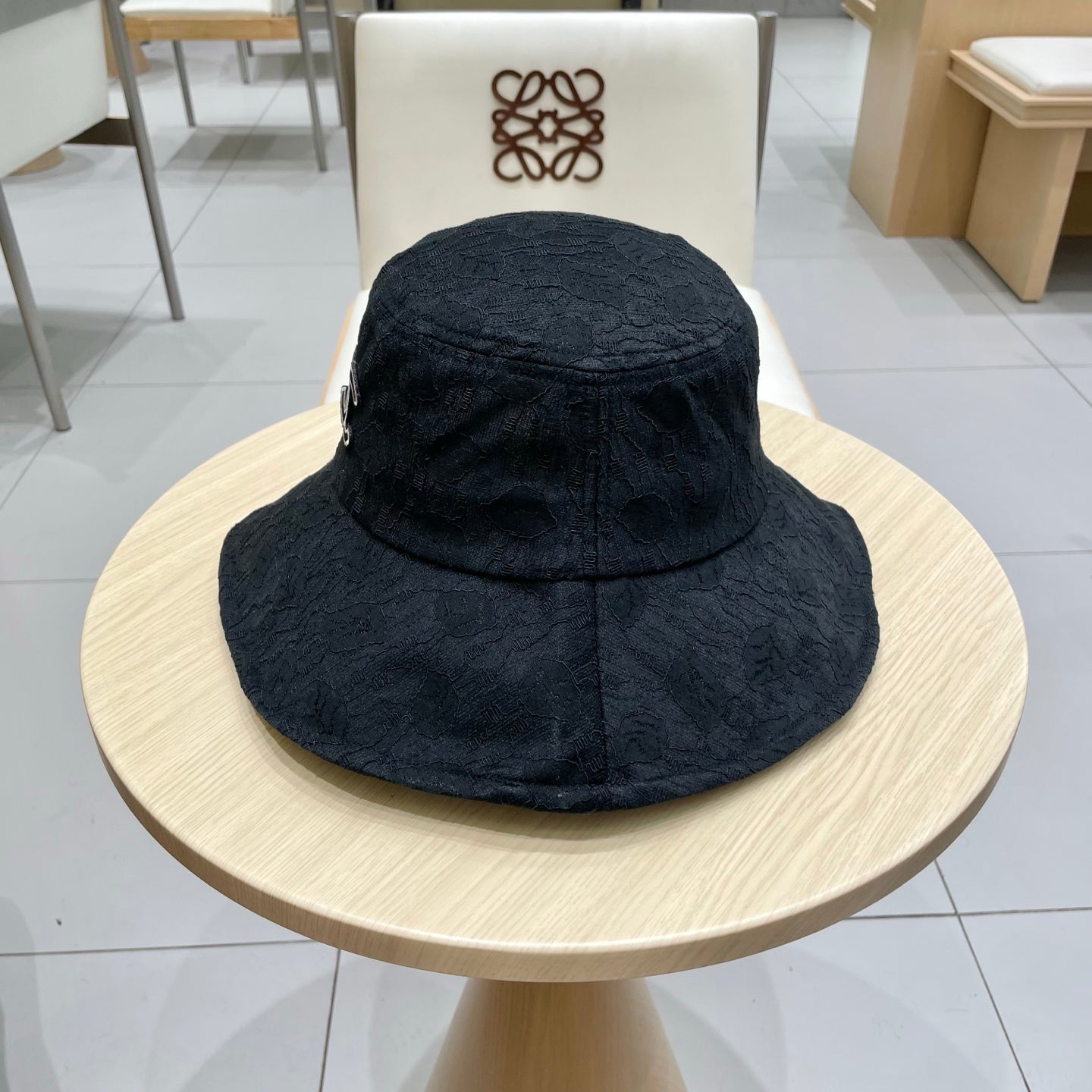 Chanel Women's Big Brim Foldable Sun Hat - Lace Pattern Casual Summer Hat