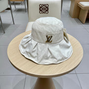 Louis Vuitton Bow Bucket Hat - Elegant Design, 57cm