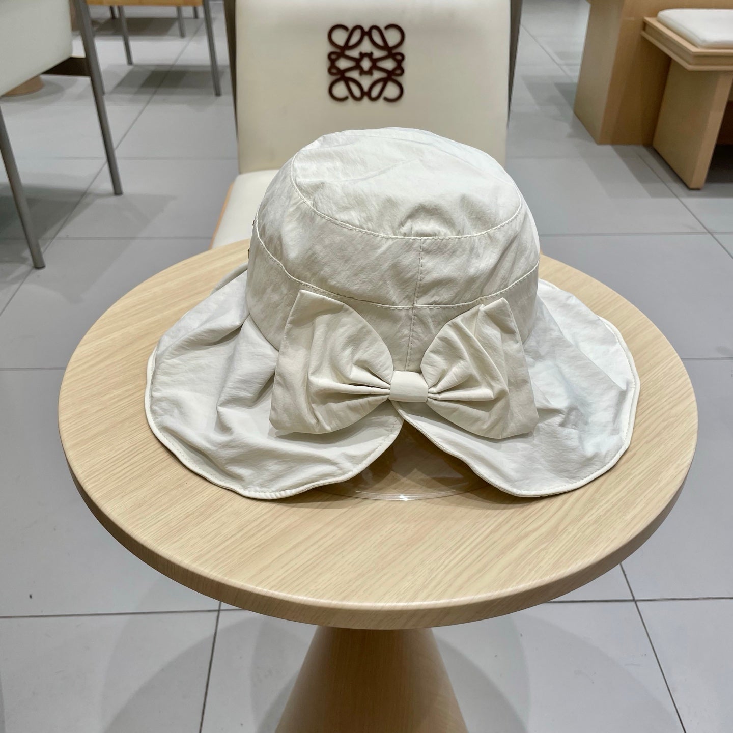 Louis Vuitton Bow Bucket Hat - Elegant Design, 57cm