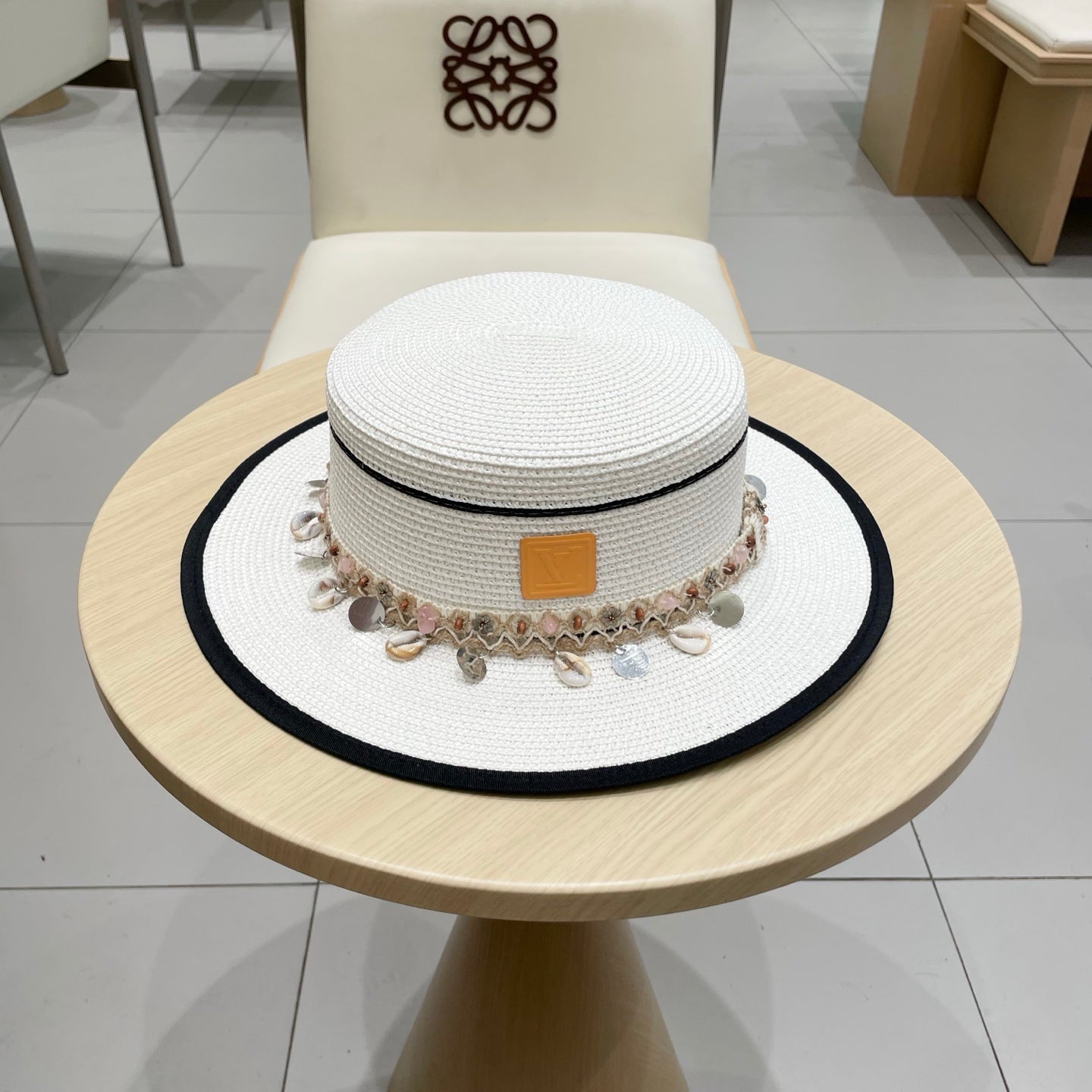 Women's Vintage Straw Fisherman Hat - Louis Vuitton Summer Sunshade