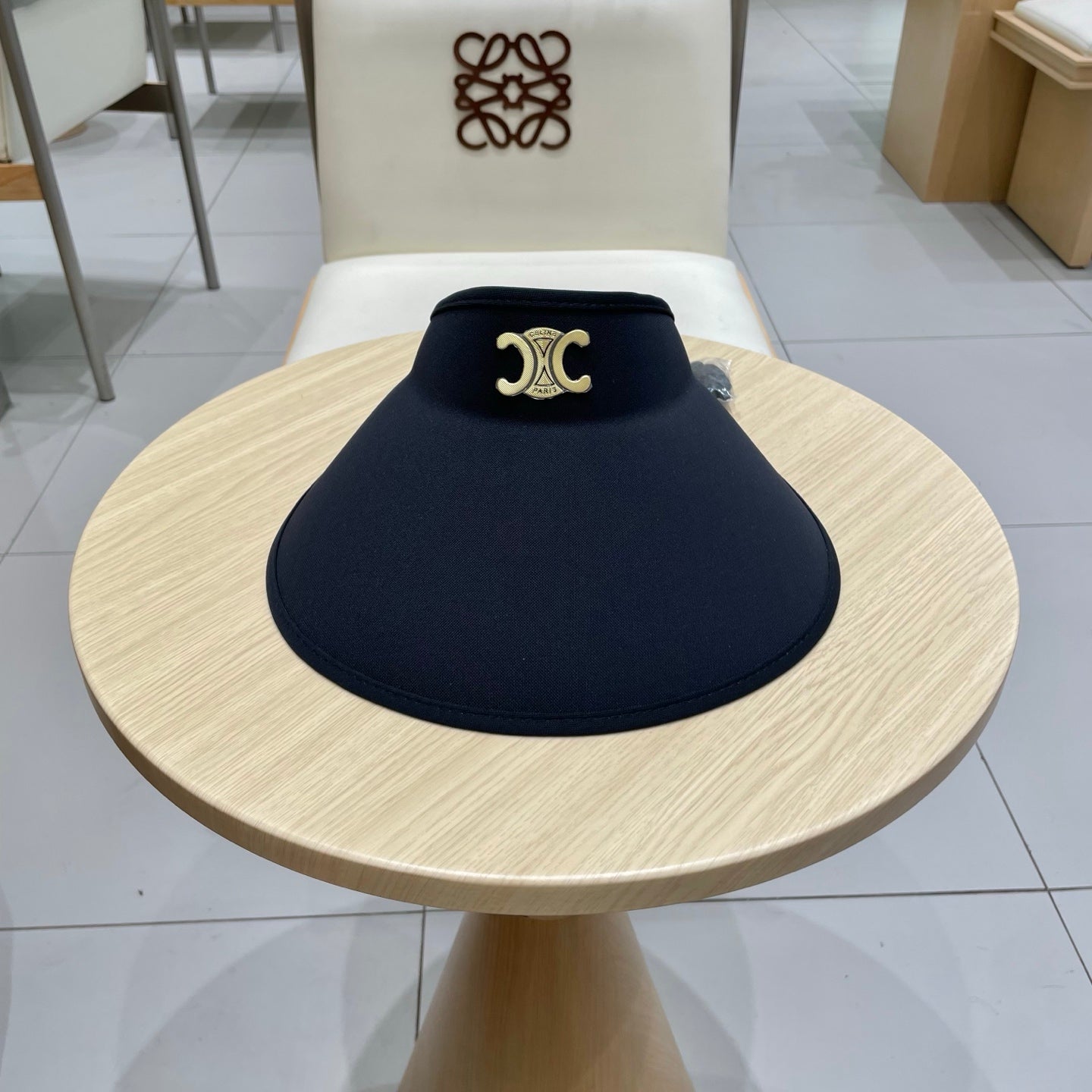 Celine 2025 Women's Sunshade Top Hat - Casual Spring/Summer Duck Cap