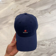 Stylish Cotton Baseball Cap with Lulu Melon Embroidery