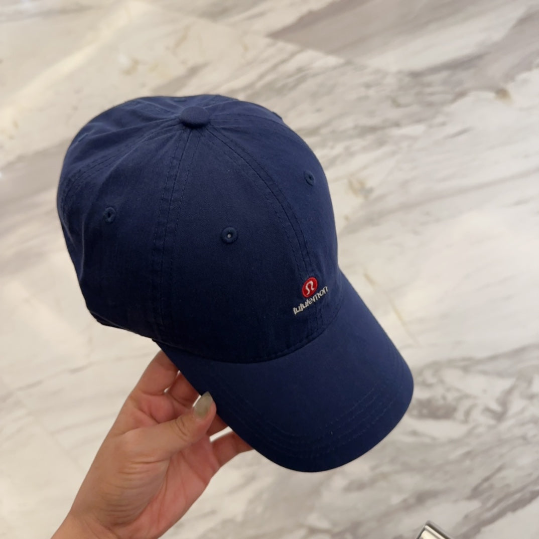 Stylish Cotton Baseball Cap with Lulu Melon Embroidery