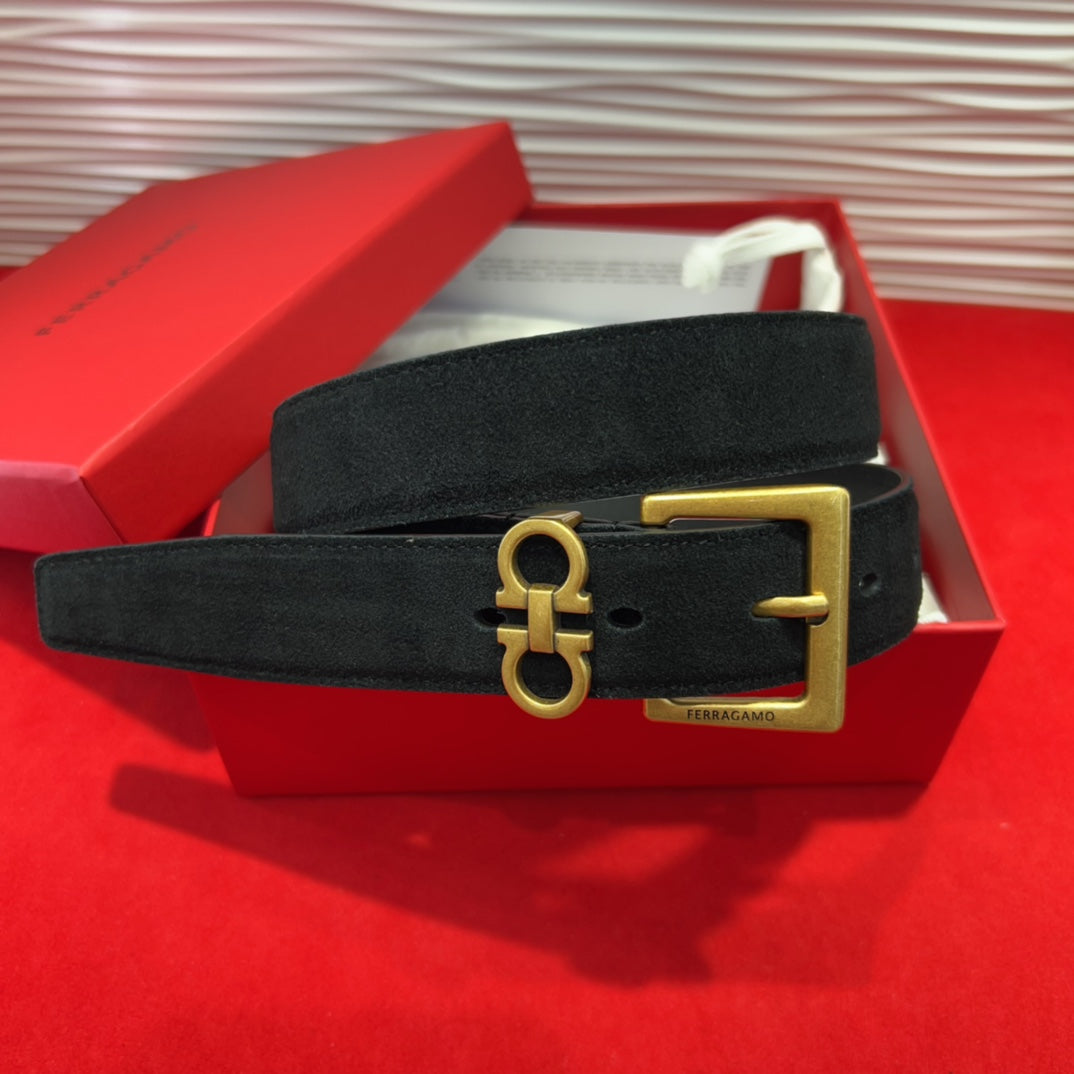 Fila Women's Premium Leather Belt - Elegant Pin Buckle Design