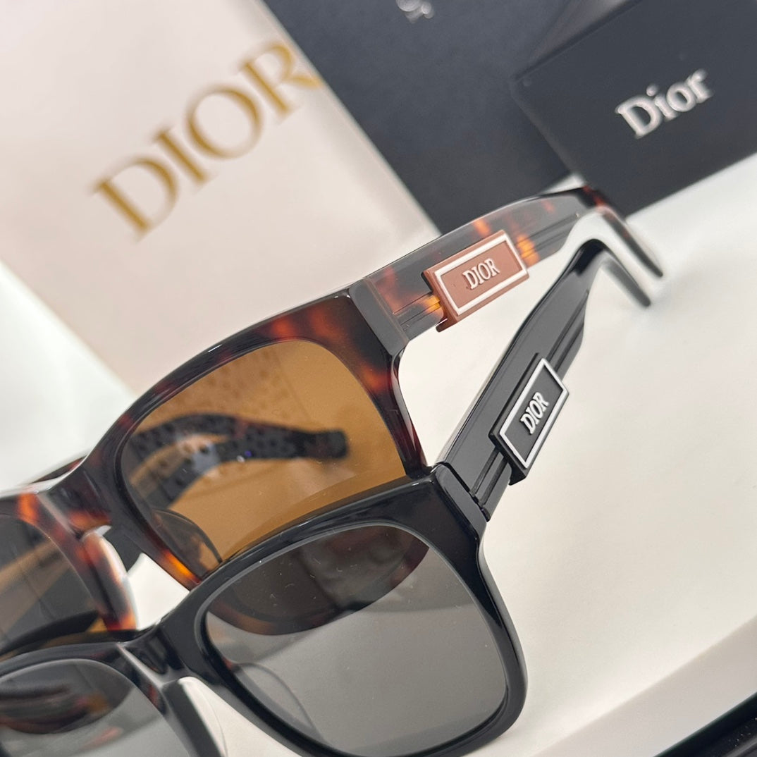 Dior B23 S2F Acetate Square Sunglasses - Unisex High-End Fashion Glasses