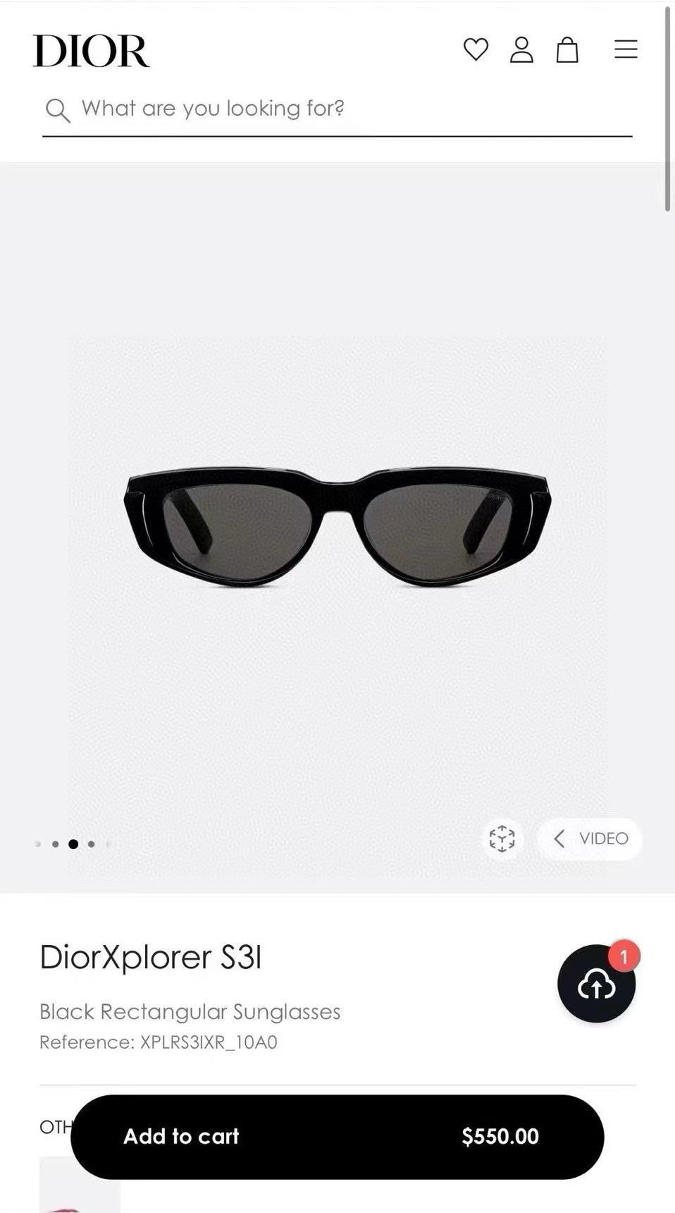 DIOR CDIOR S3I Eyewear - Size 53-19-145