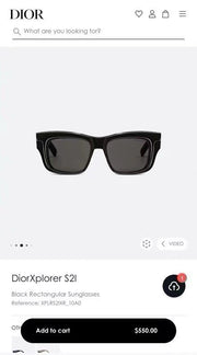 Dior Xplorer S2F Sunglasses - Size 50-18-145
