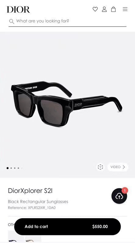 Dior Xplorer S2F Eyeglasses - Size 50-18-145