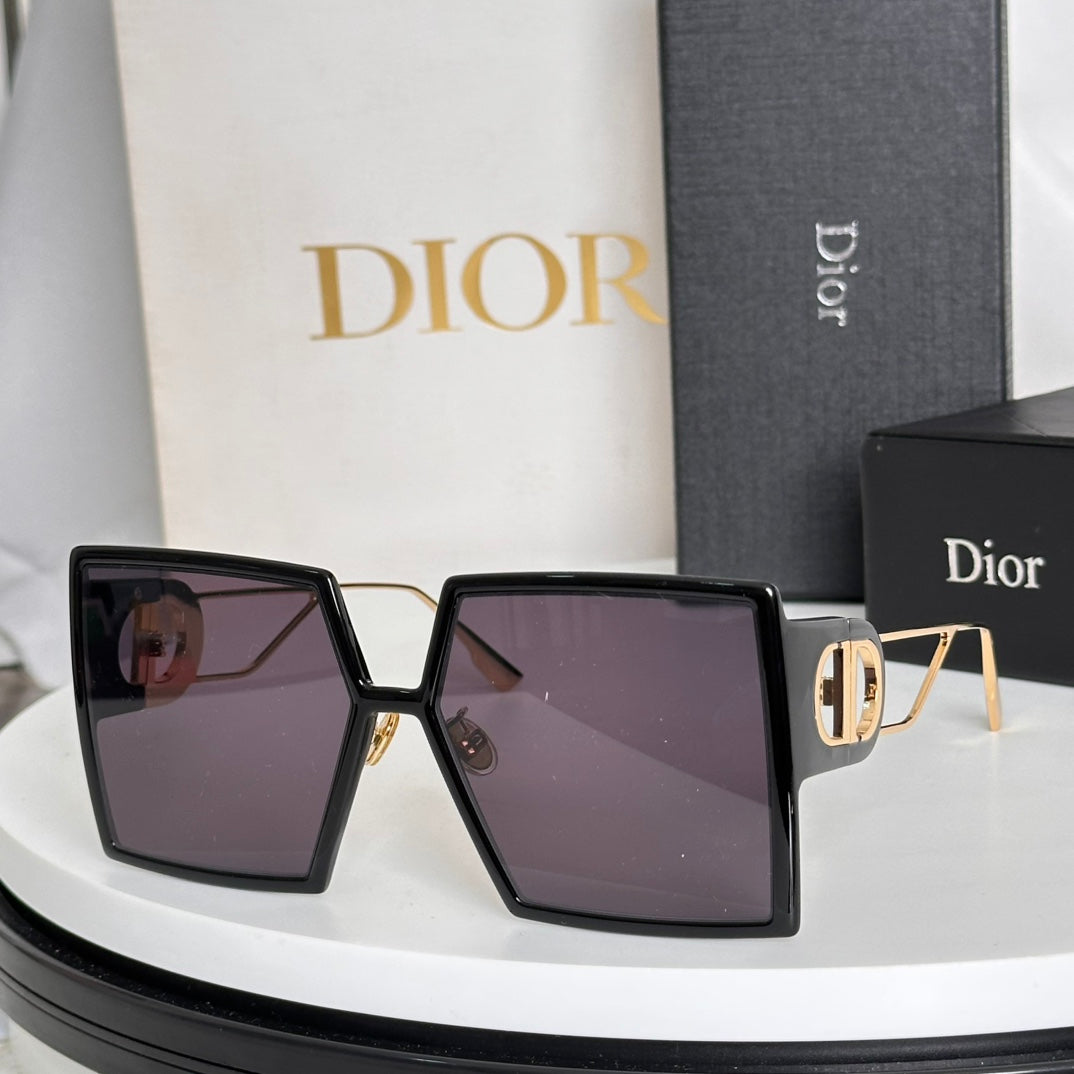 Dior 30 Montaigne Oversized Logo Sunglasses - Hot-Selling European & American Style