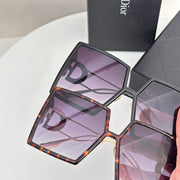 Dior 30 Montaigne Oversized Logo Sunglasses - European and American Style