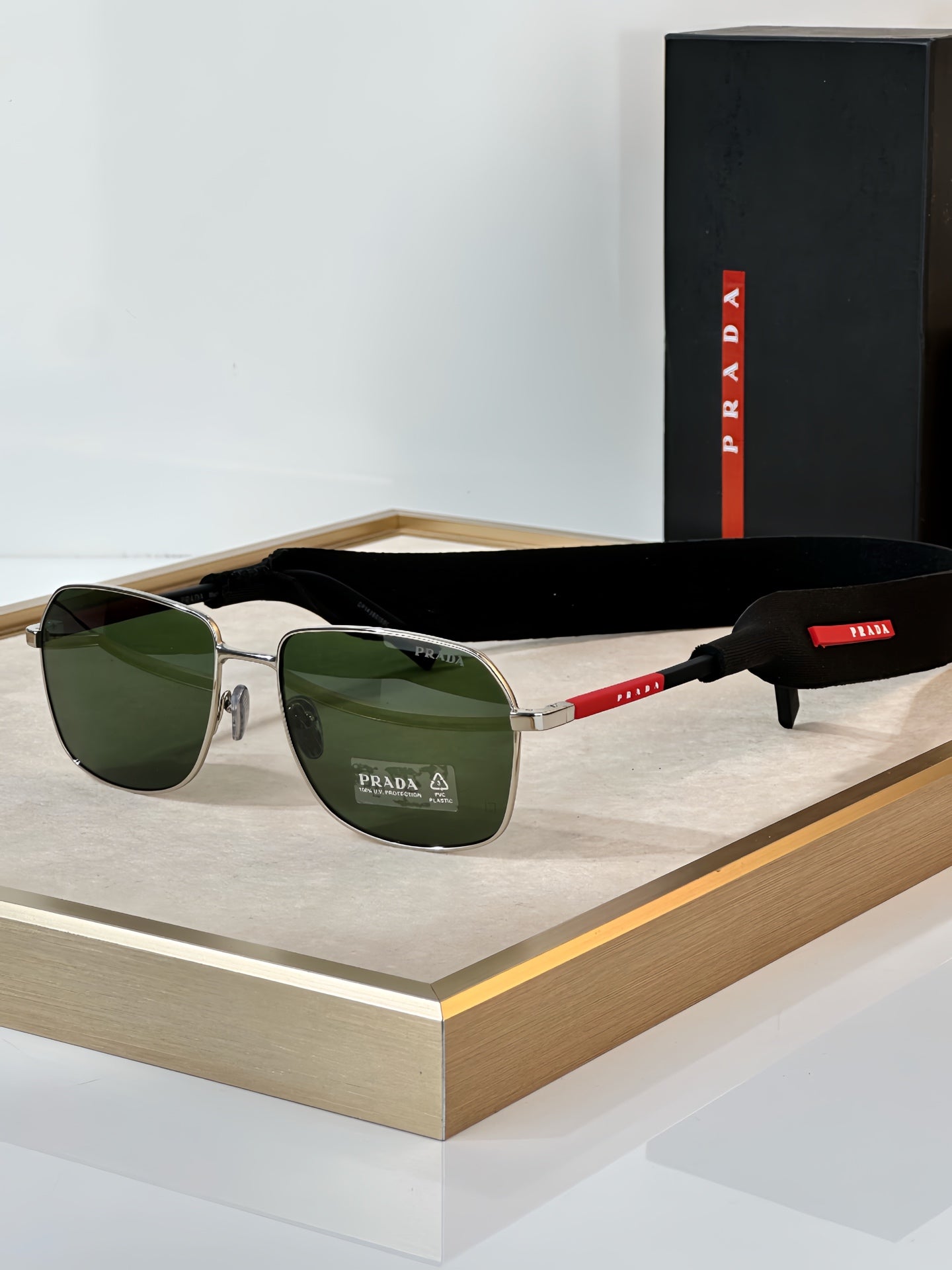 Prada Linea Rossa SPS A51 Sunglasses with Zeiss Lens - Size 57-18-145
