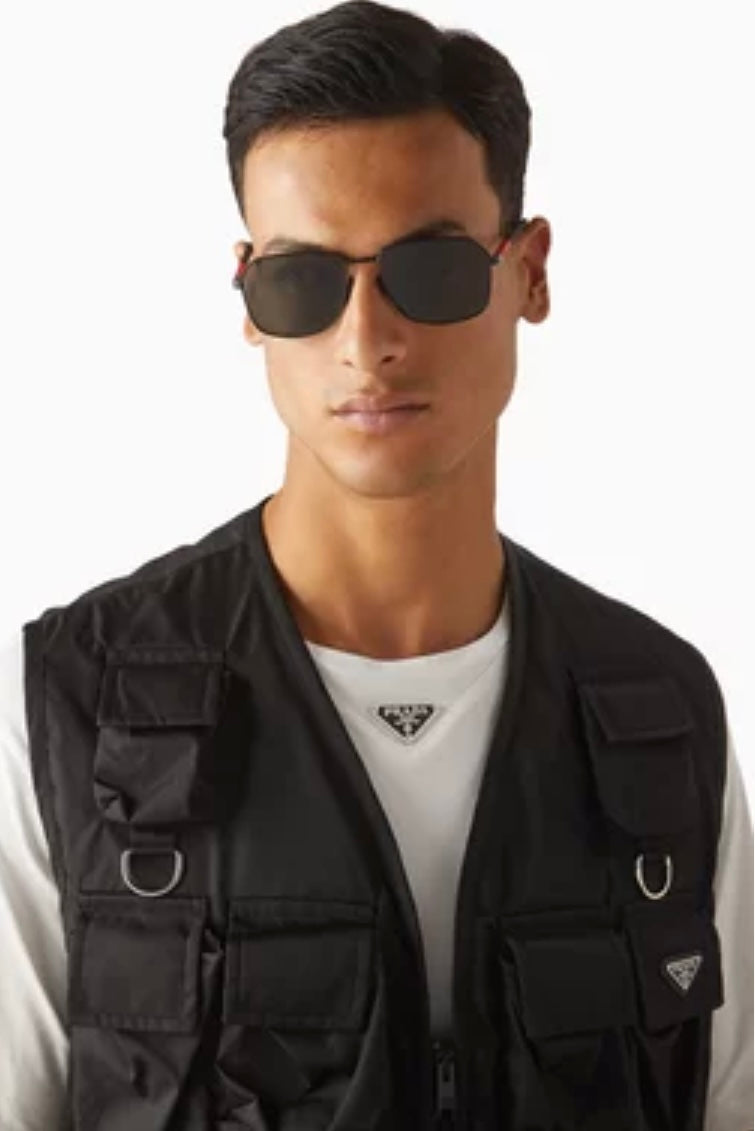 Prada Linea Rossa SPS A51 Sunglasses with Zeiss Lenses - 57-18-145