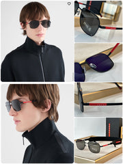 Prada Linea Rossa SPS A51 Sunglasses with Zeiss Lenses - 57-18-145
