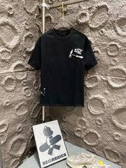 Unisex LV Louis Vuitton Summer 2023 Hammer Ladder Embroidery T-Shirt