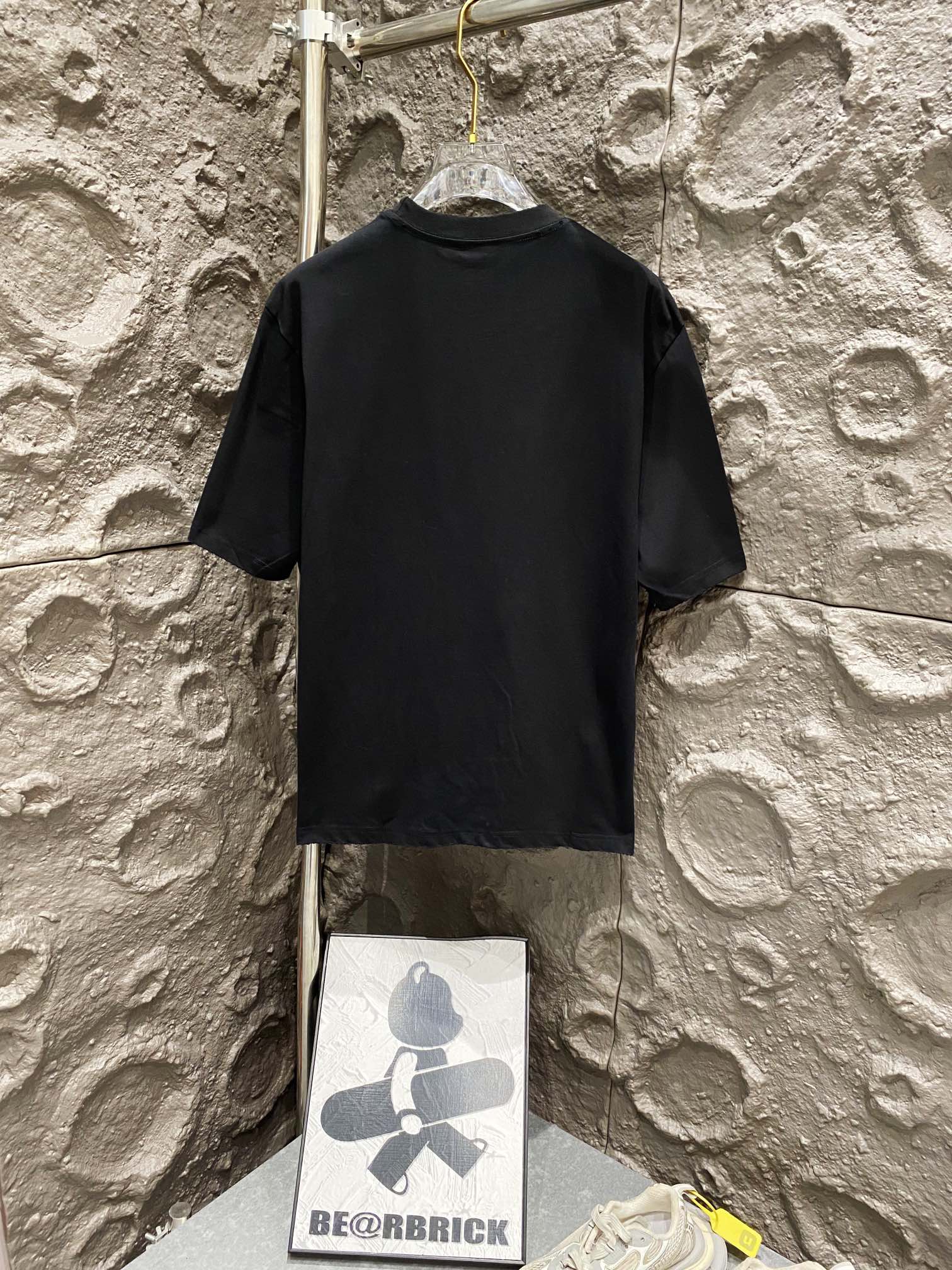 Balenciaga Paris SS25 Distressed Short-Sleeve T-Shirt