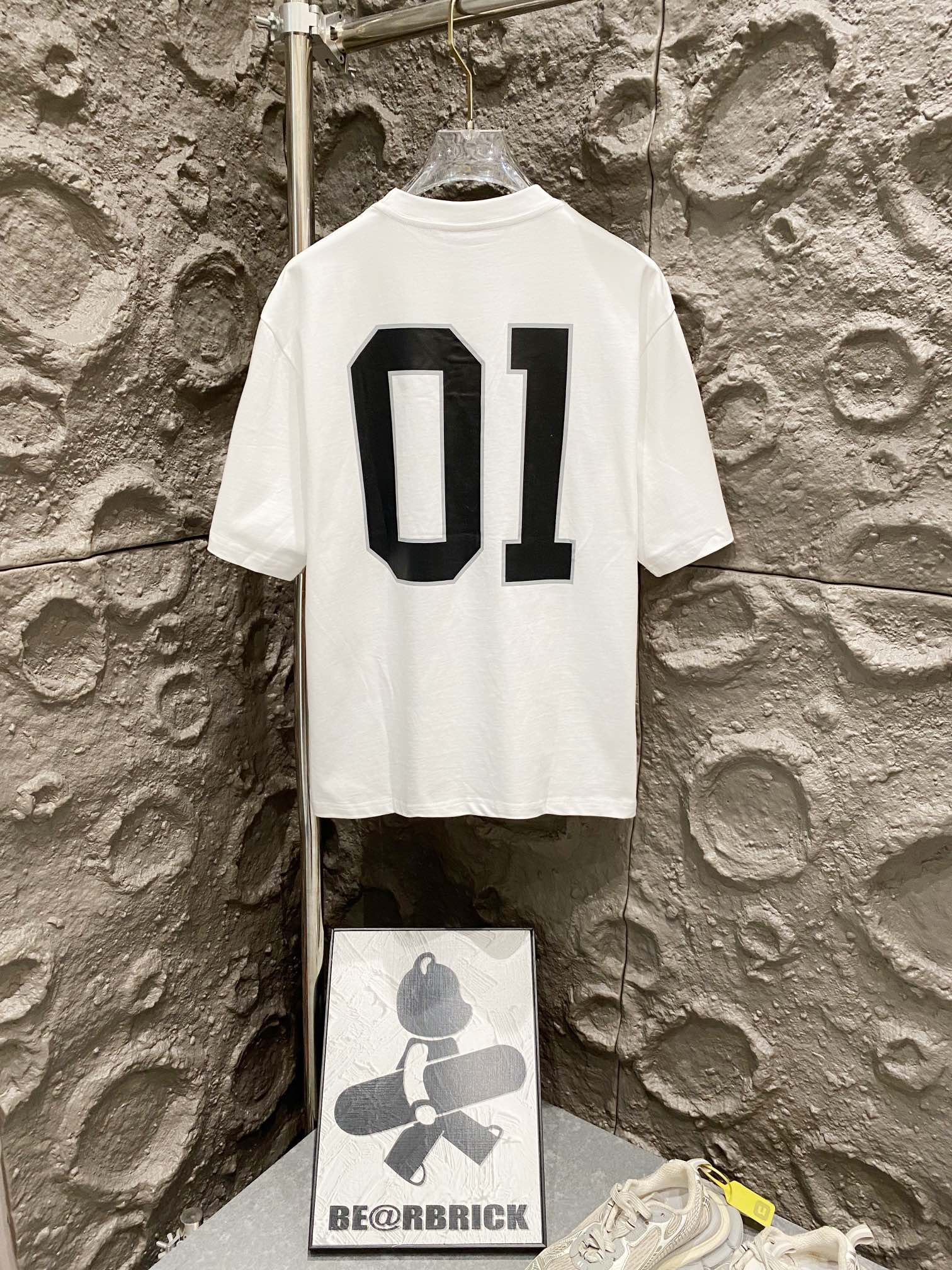 BALENCIAGA Paris SS25 Unisex Basketball Uniform Long-Sleeved T-Shirt