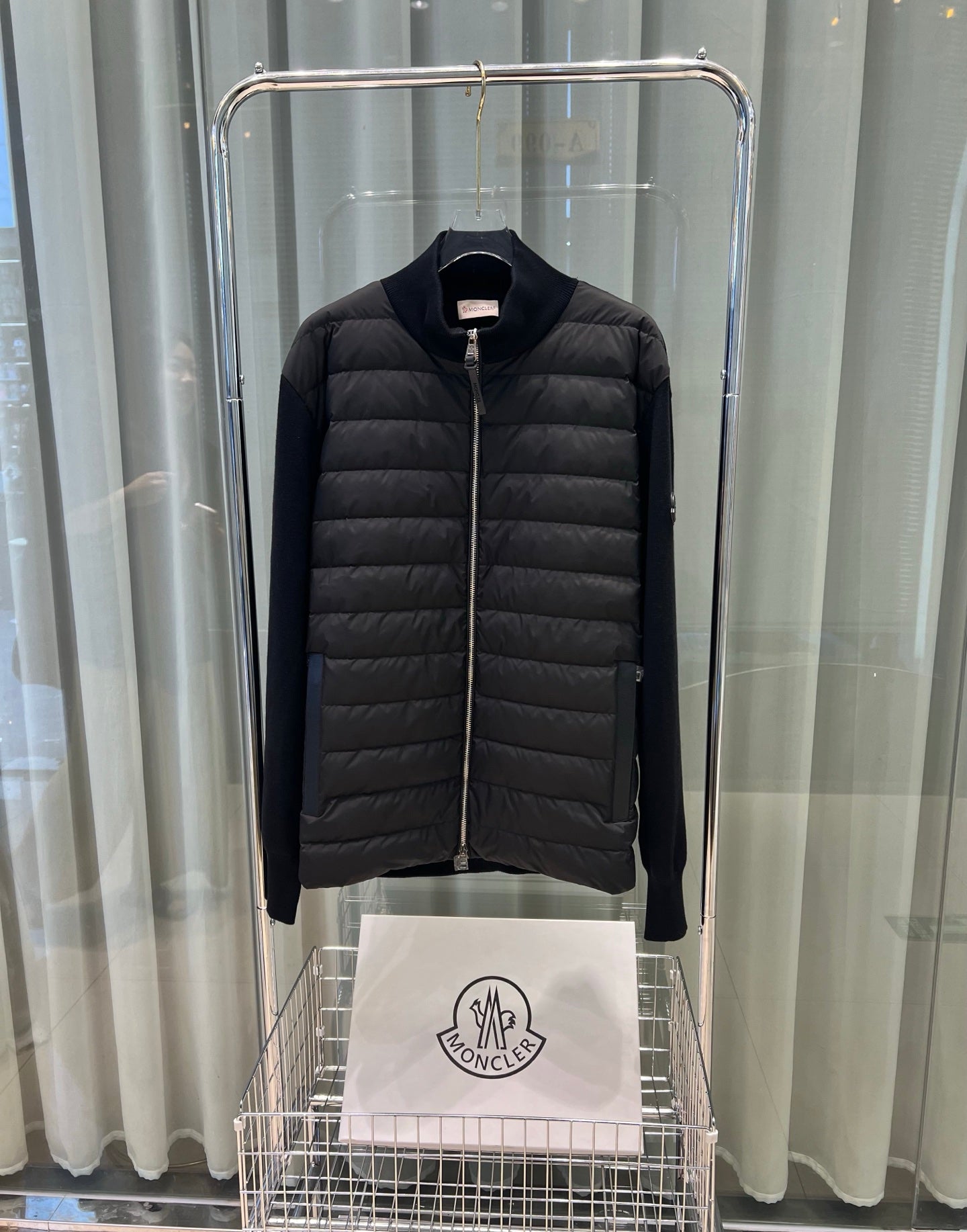 Moncler-Inspired Wool Knitted Splicing Jacket for Women