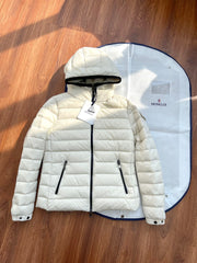 Moncler Bles Hooded Slim Fit Down Jacket - Elegant Versatility