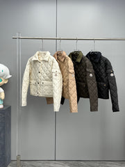 Moncler Women's Diamond Quilted Down Jacket - Chitre Collection