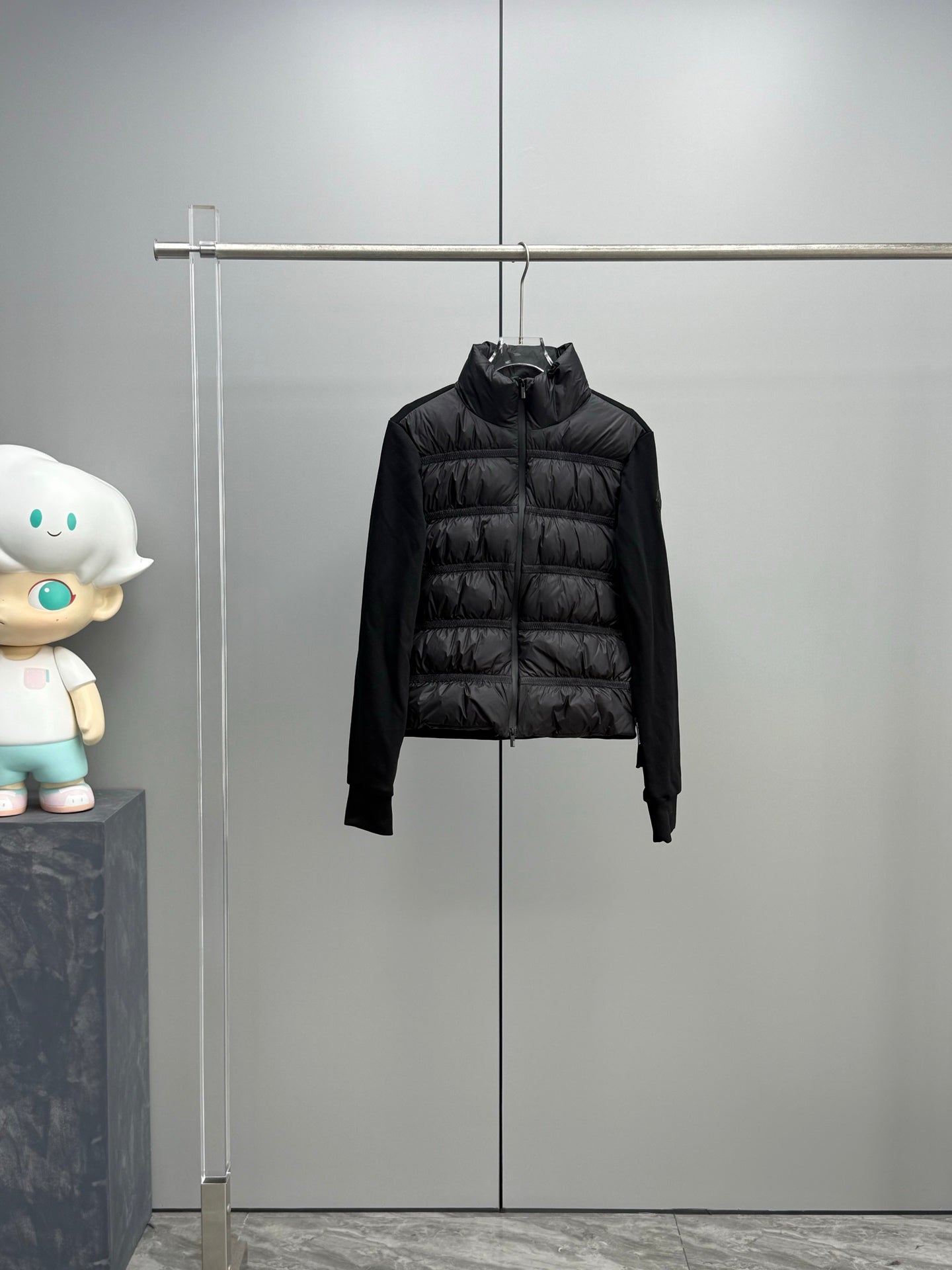 Moncler Pleated Bubble Knitted Down Jacket - Autumn/Winter 2023